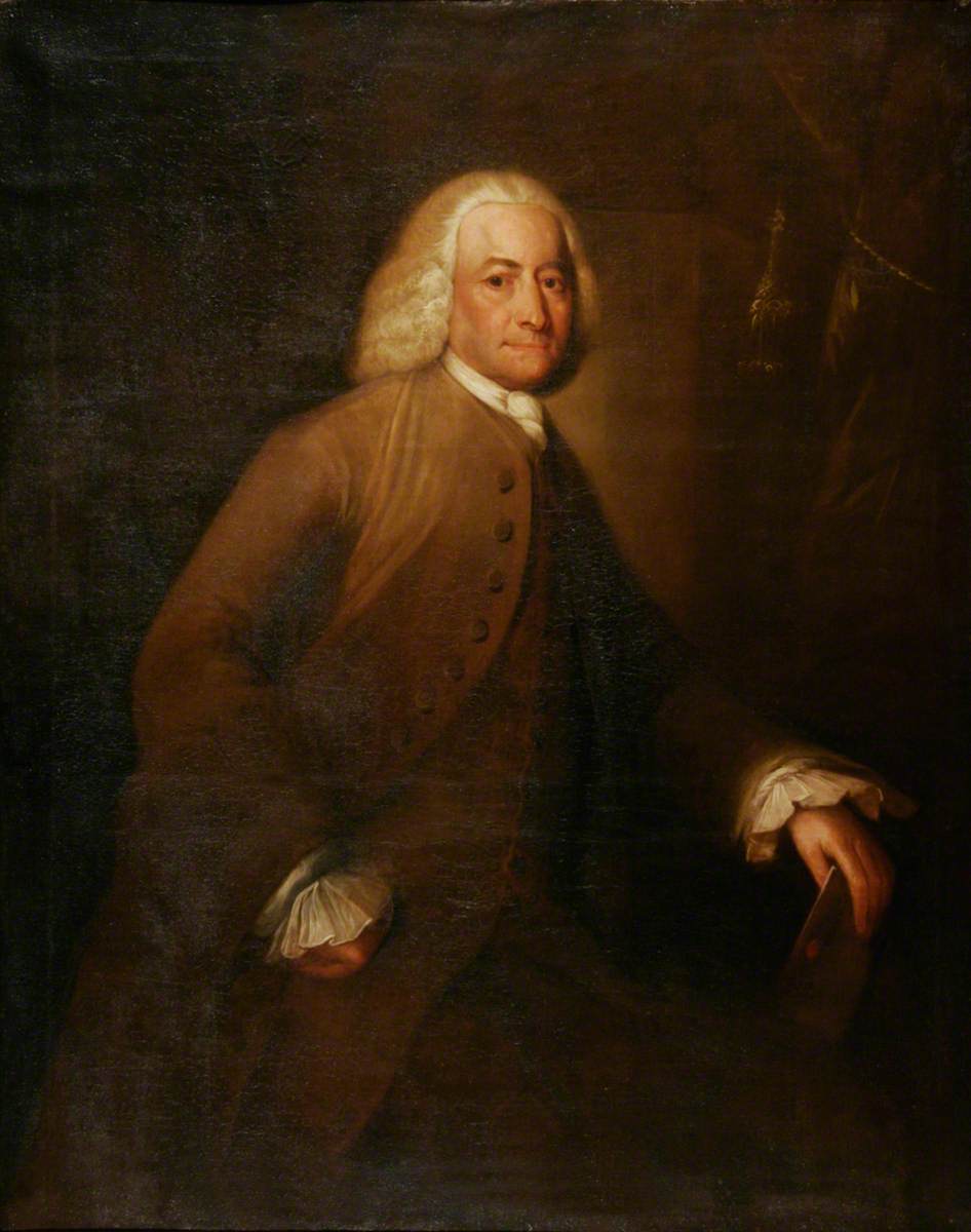 Thomas Somersby , Mayor, vintage artwork by William Hoare, 12x8" (A4) Poster