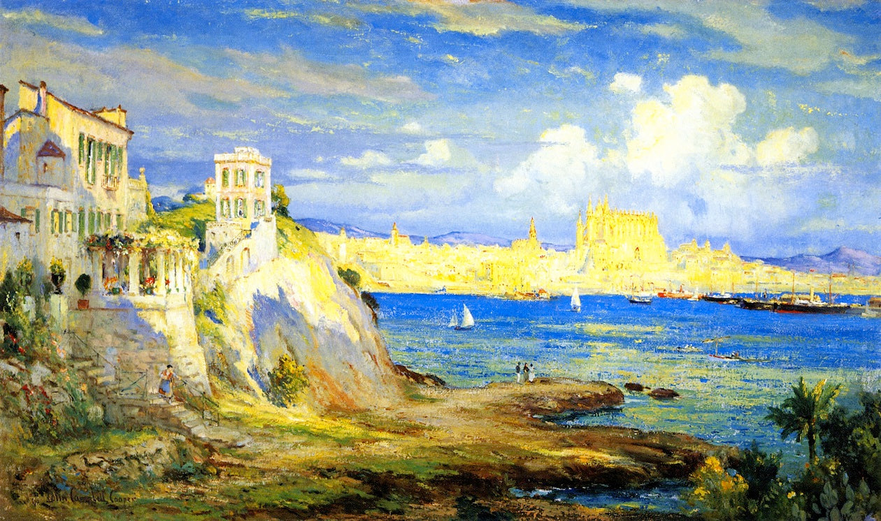 Palma de Majorca by Colin Campbell Cooper,A3(16x12")Poster