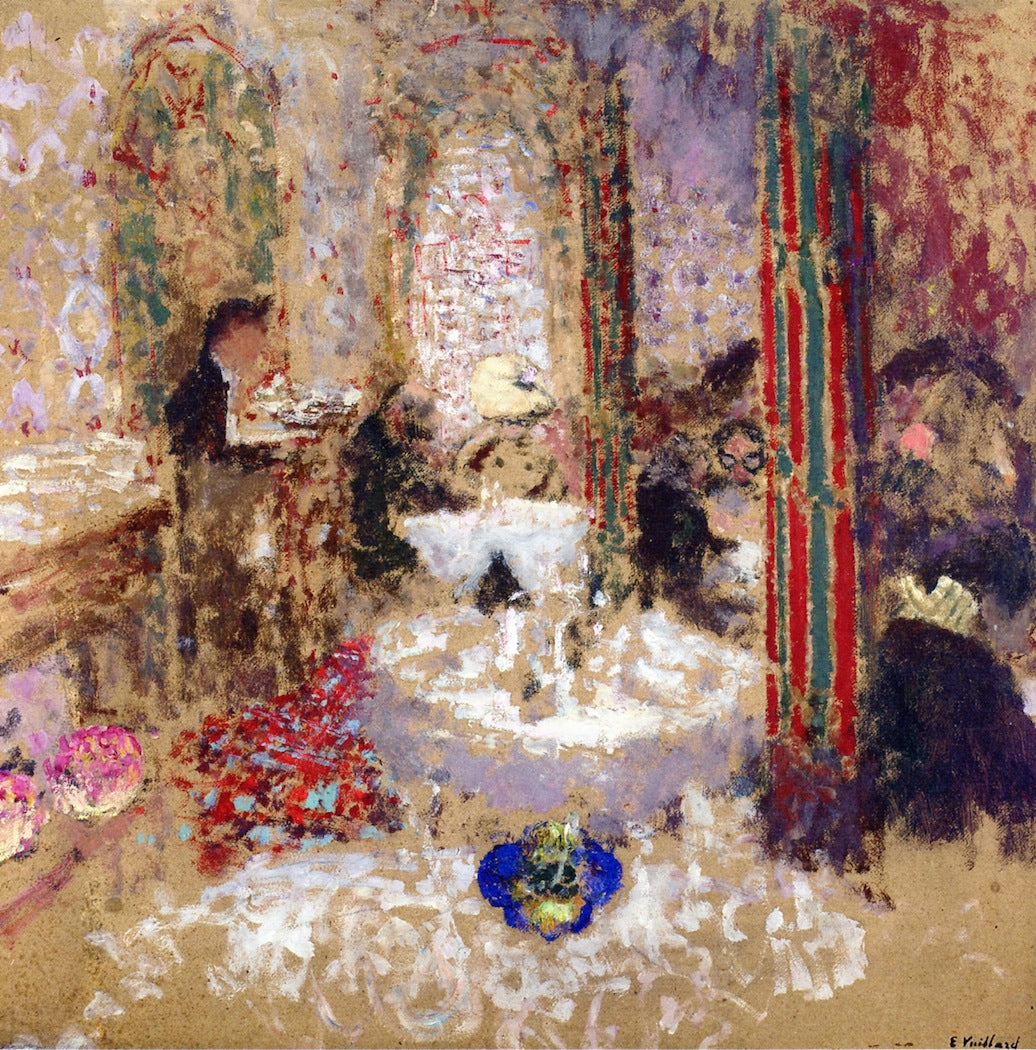At the Restaurant by edouard Vuillard,A3(16x12")Poster