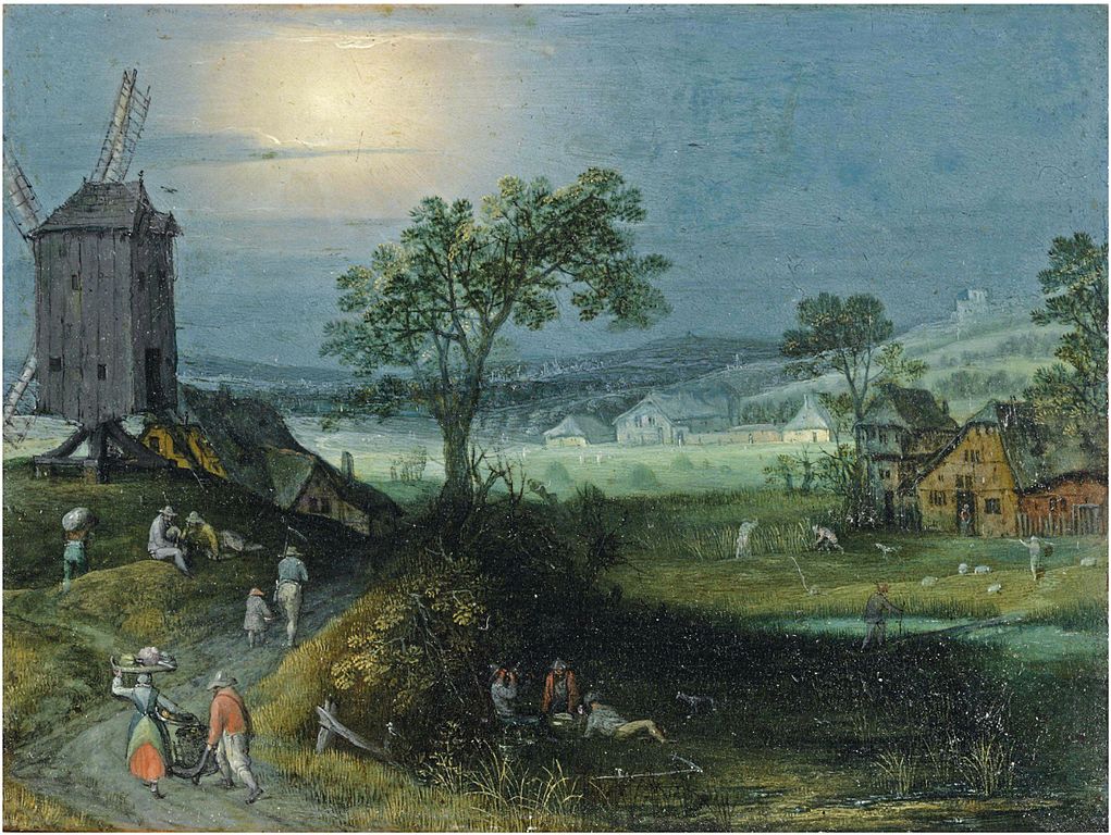 An Allegory of Summer, vintage artwork by Adriaen van Stalbemt, 12x8" (A4) Poster