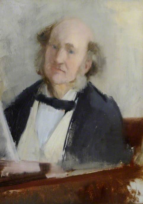 Charles Kensington Salaman, vintage artwork by Sidney Starr, 12x8" (A4) Poster