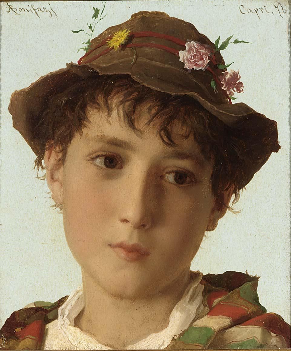 A Young Shepherd by Adriano Bonifazi,A3(16x12")Poster