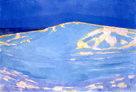 Dunes at Domburg, vintage artwork by Piet Mondriaan, 12x8" (A4) Poster