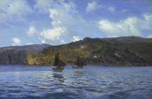 Catspaws off the Land, vintage artwork by Henry Moore, 12x8" (A4) Poster
