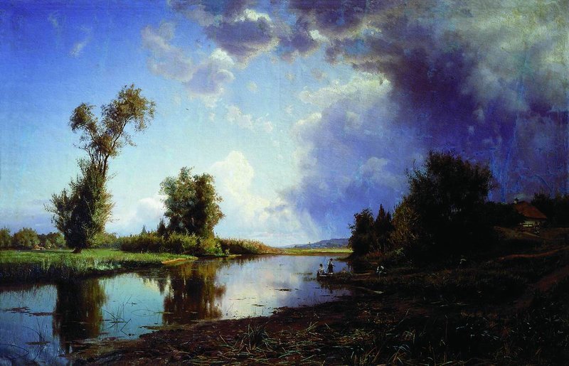 Before the Storm by Iosif Krachkovsky,A3(16x12")Poster