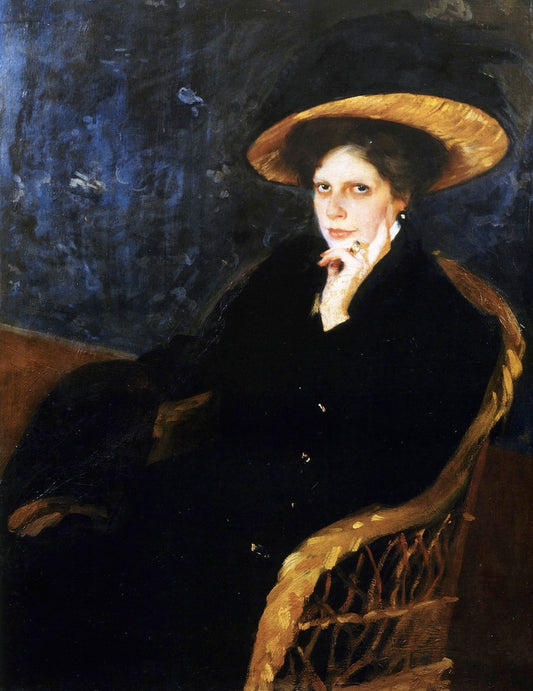 Portrait of Vera Dityatina, vintage artwork by Alexander Murashko, 12x8" (A4) Poster