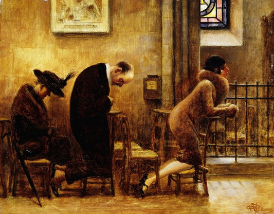 A l'office by Albert Guillaume,16x12(A3) Poster