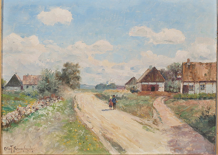 Landscape in Southern Sweden by Olof Krumlinde,A3(16x12")Poster