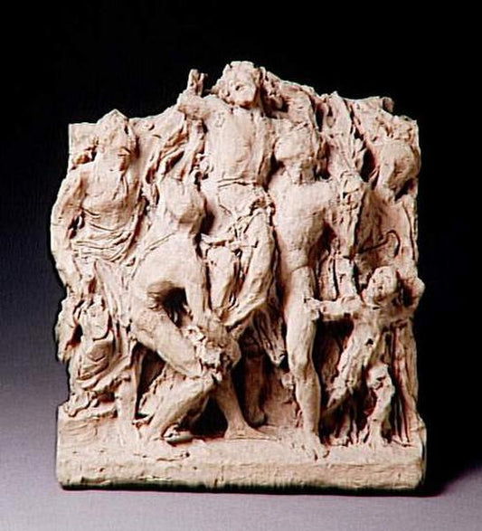 Descent from the Cross (study), vintage artwork by Jean-Baptiste Carpeaux, 12x8" (A4) Poster