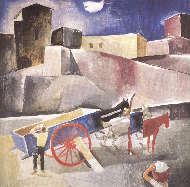 Cart-jade by Karoly Patko,16x12(A3) Poster
