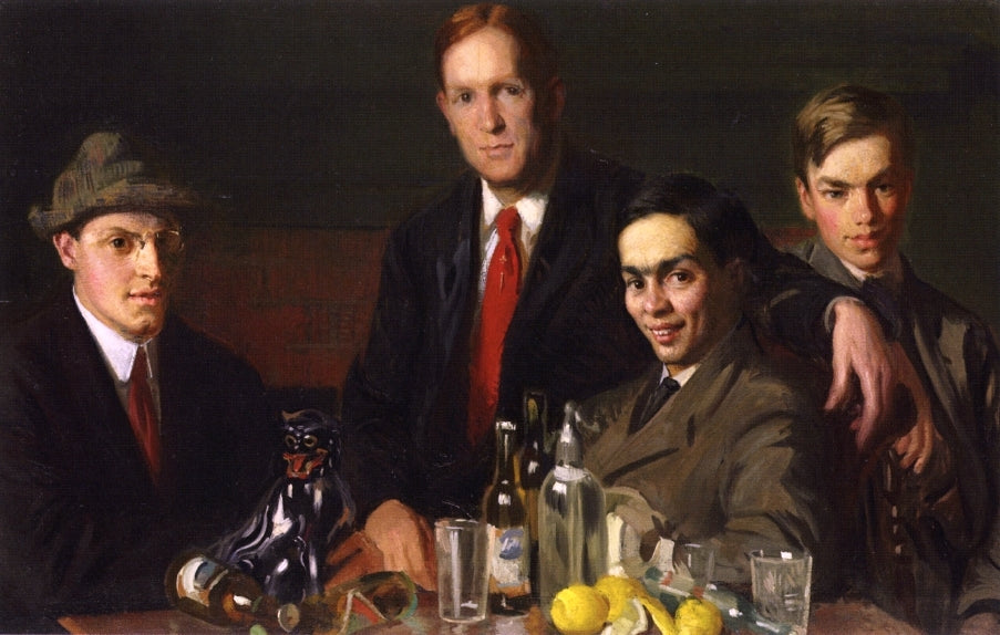 The Art Students by Philip Leslie Hale,A3(16x12")Poster