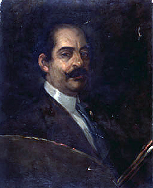 Self - Portrait by Eugenio Lucas Villamil,A3(16x12")Poster