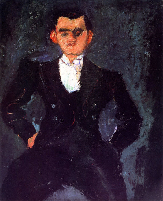 The Bellhop, vintage artwork by Chaim Soutine, 12x8" (A4) Poster