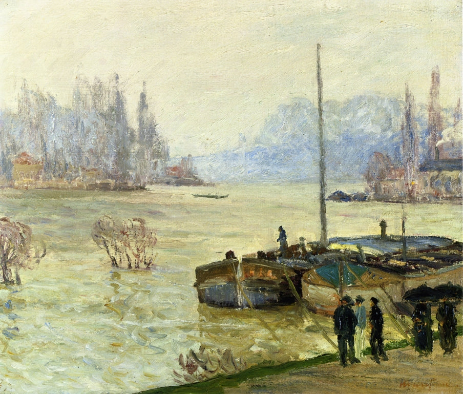 Flood (Joinville-le-Pont) by Maxime Maufra,A3(16x12")Poster