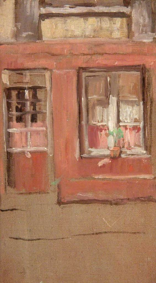 The Front Window, vintage artwork by Arthur Studd, 12x8" (A4) Poster