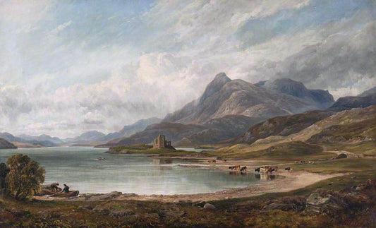 Loch Assynt, vintage artwork by Arthur Perigal the Younger, A3 (16x12") Poster Print