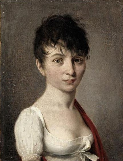 Madame Arnault de Gorse, vintage artwork by Louis-Leopold Boilly, 12x8" (A4) Poster