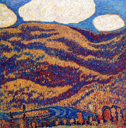 Carnival of Autumn, vintage artwork by Marsden Hartley, 12x8" (A4) Poster