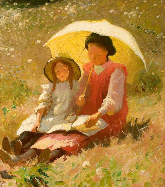 Holiday, vintage artwork by Harold Charles Francis Harvey, 12x8" (A4) Poster