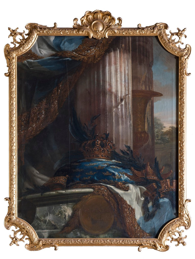 Majestas Publica, vintage artwork by Johan Pasch, 12x8" (A4) Poster