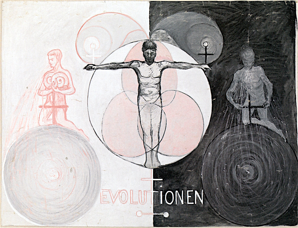 Evolution, No. 01, Group VI by Hilma af Klint,A3(16x12")Poster