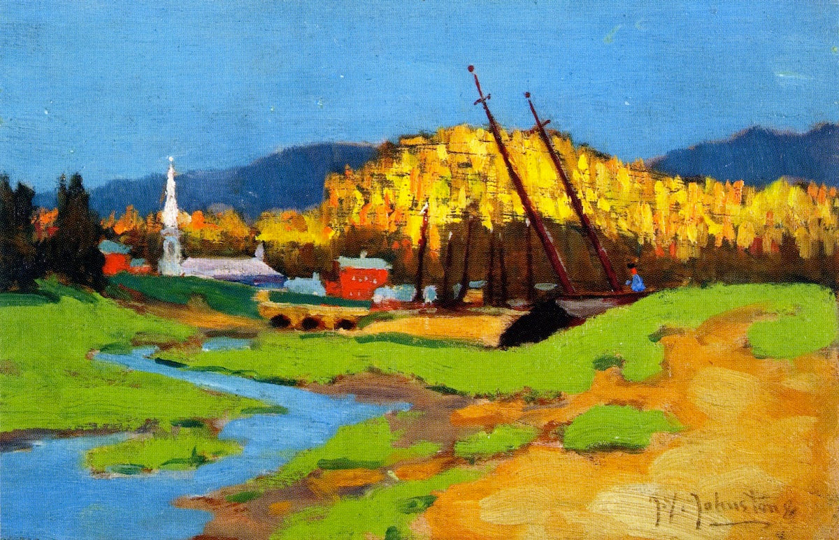Baie-Saint-Paul, Quebec by John Young Johnstone,16x12(A3) Poster