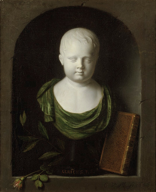 Ulrik, Prince of Sweden, Son of Karl XI, vintage artwork by Cornelis van der Meulen, 12x8" (A4) Poster