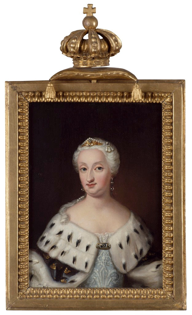 Queen Ulrika Eleonora, vintage artwork by Ulrika Fredrica Pasch, 12x8" (A4) Poster
