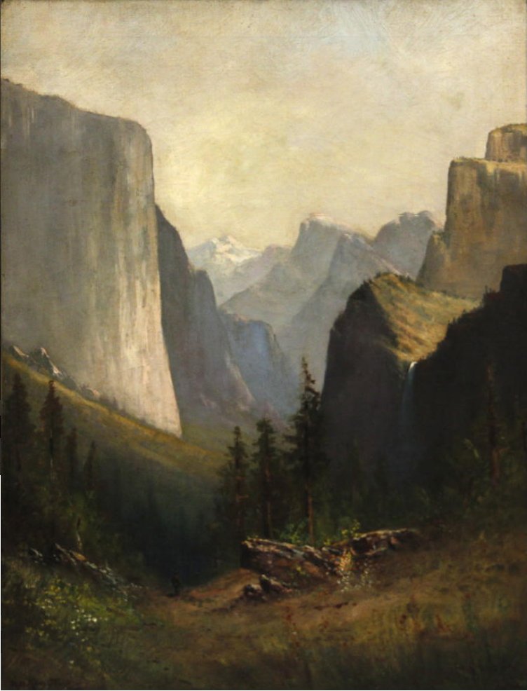 Yosemite Valley by William Weaver Armstrong,A3(16x12")Poster