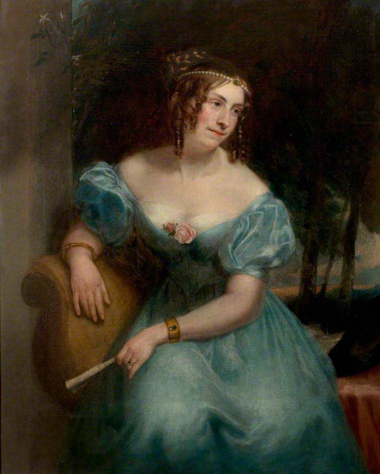 Countess Teresa Guiccioli (c.1800–1873), vintage artwork by Henry William Pickersgill, 12x8" (A4) Poster