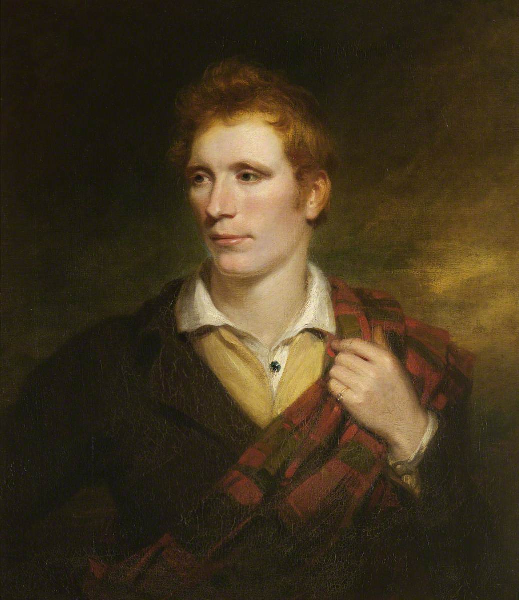 Hugh Irvine, Son of Alexander Irvine, 16th Laird of Drum, vintage artwork by Henry Howard, 12x8" (A4) Poster
