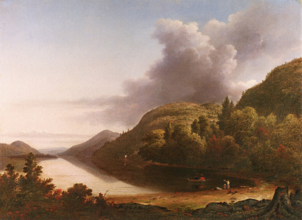Setting Off: Lake George, vintage artwork by Thomas Addison Richards, A3 (16x12") Poster Print