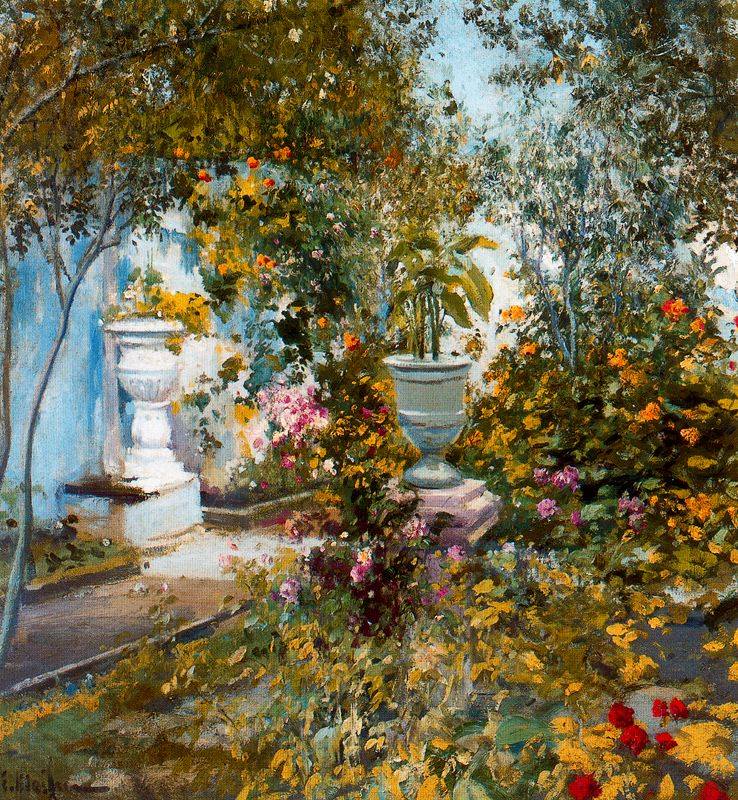 Nuestro jarden de Palma by Eliseo Meifren i Roig,A3(16x12")Poster