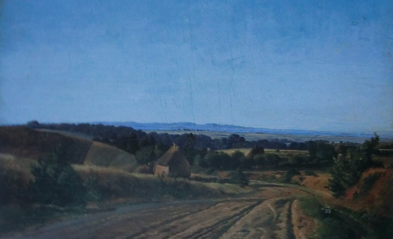 Near Esrum on Seeland, vintage artwork by Louis Gurlitt, A3 (16x12") Poster Print