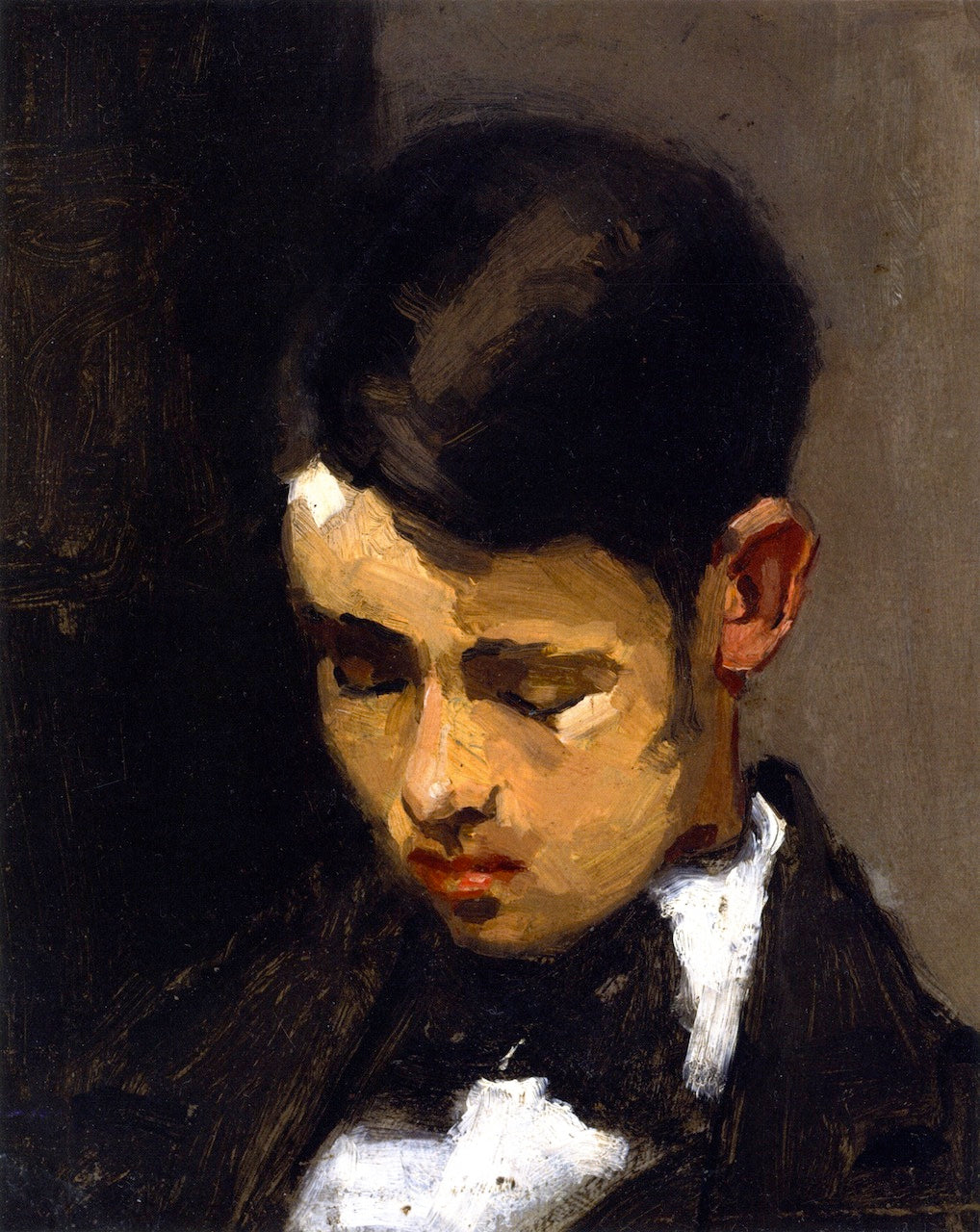 Harry W. Barnitz, vintage artwork by Thomas Eakins, 12x8" (A4) Poster