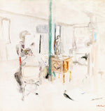 Bonnard in His Studio by edouard Vuillard,A3(16x12")Poster