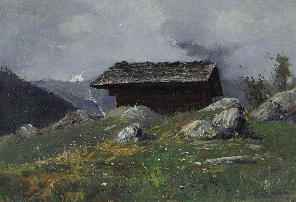 Mountain Lodge by Giovanni Colmo,A3(16x12")Poster