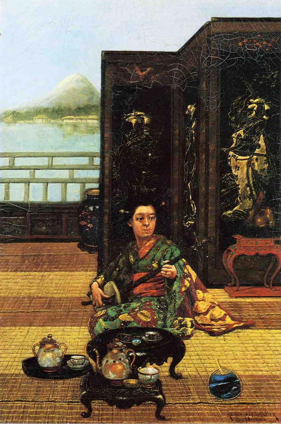 Tea Ceremony by Henry Alexander,A3(16x12")Poster