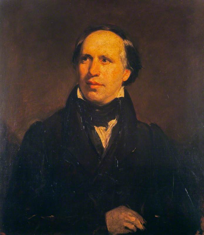 Allan Cunningham, Poet and Critic, vintage artwork by Henry William Pickersgill, 12x8" (A4) Poster