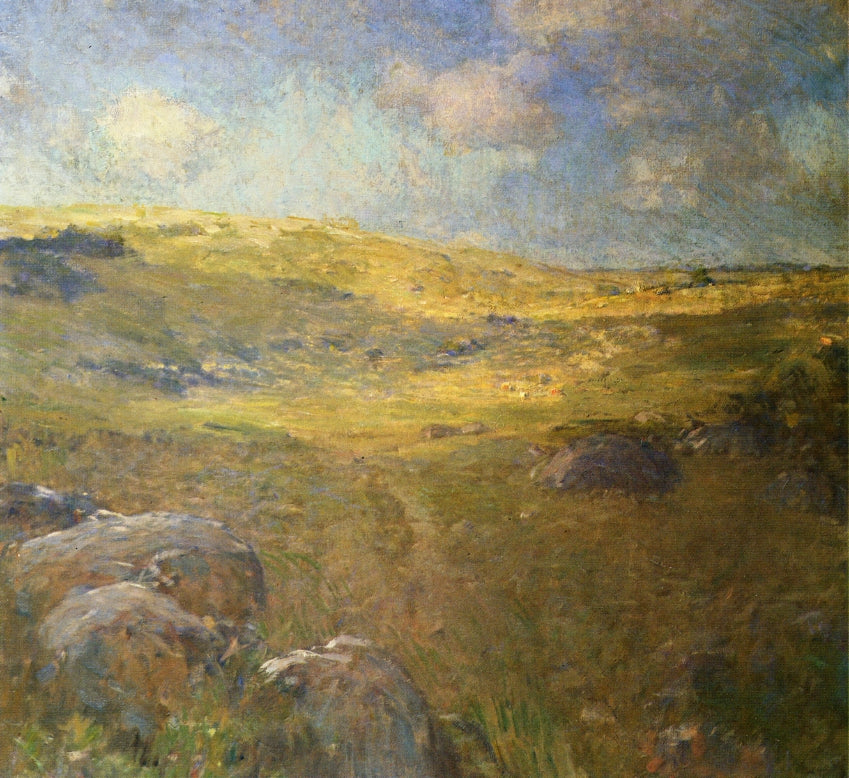 Landscape in Pennsylvania, vintage artwork by William Langson Lathrop, 12x8" (A4) Poster