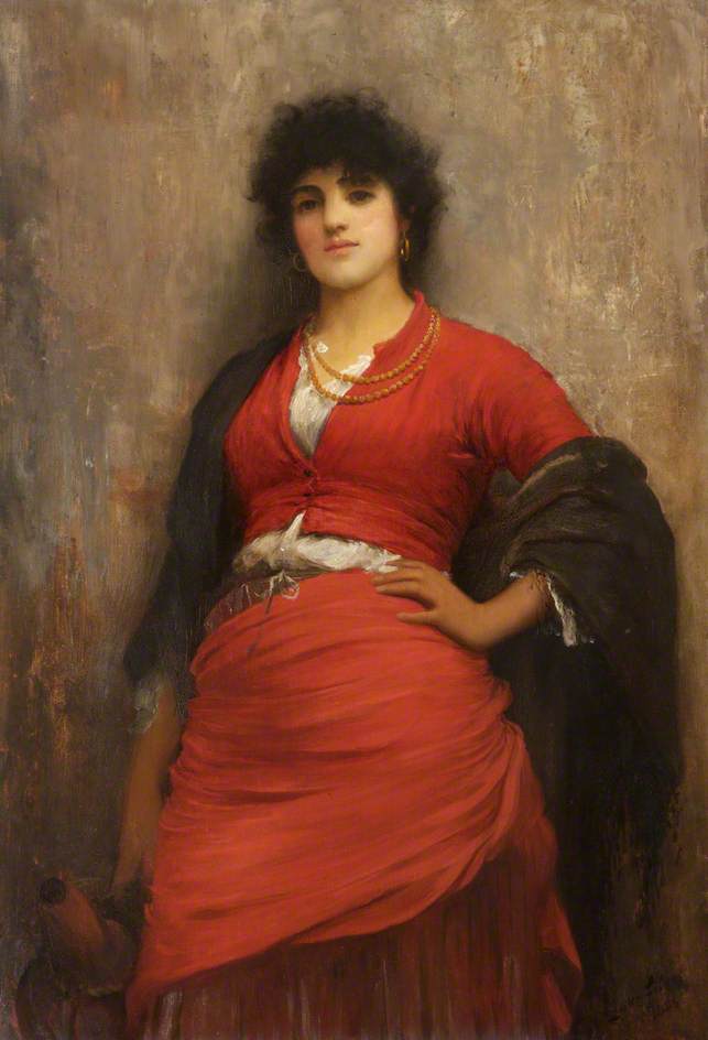 Daughter of the Lagoons, vintage artwork by Sir Luke Fildes, 12x8" (A4) Poster