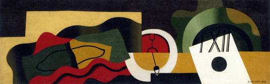 Time, vintage artwork by Georges Valmier, 12x8" (A4) Poster