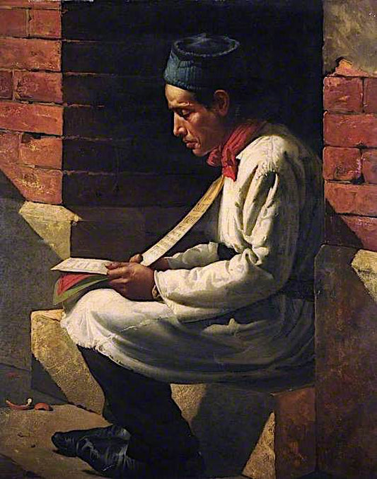 Lascar, vintage artwork by Godfrey Sykes, 12x8" (A4) Poster
