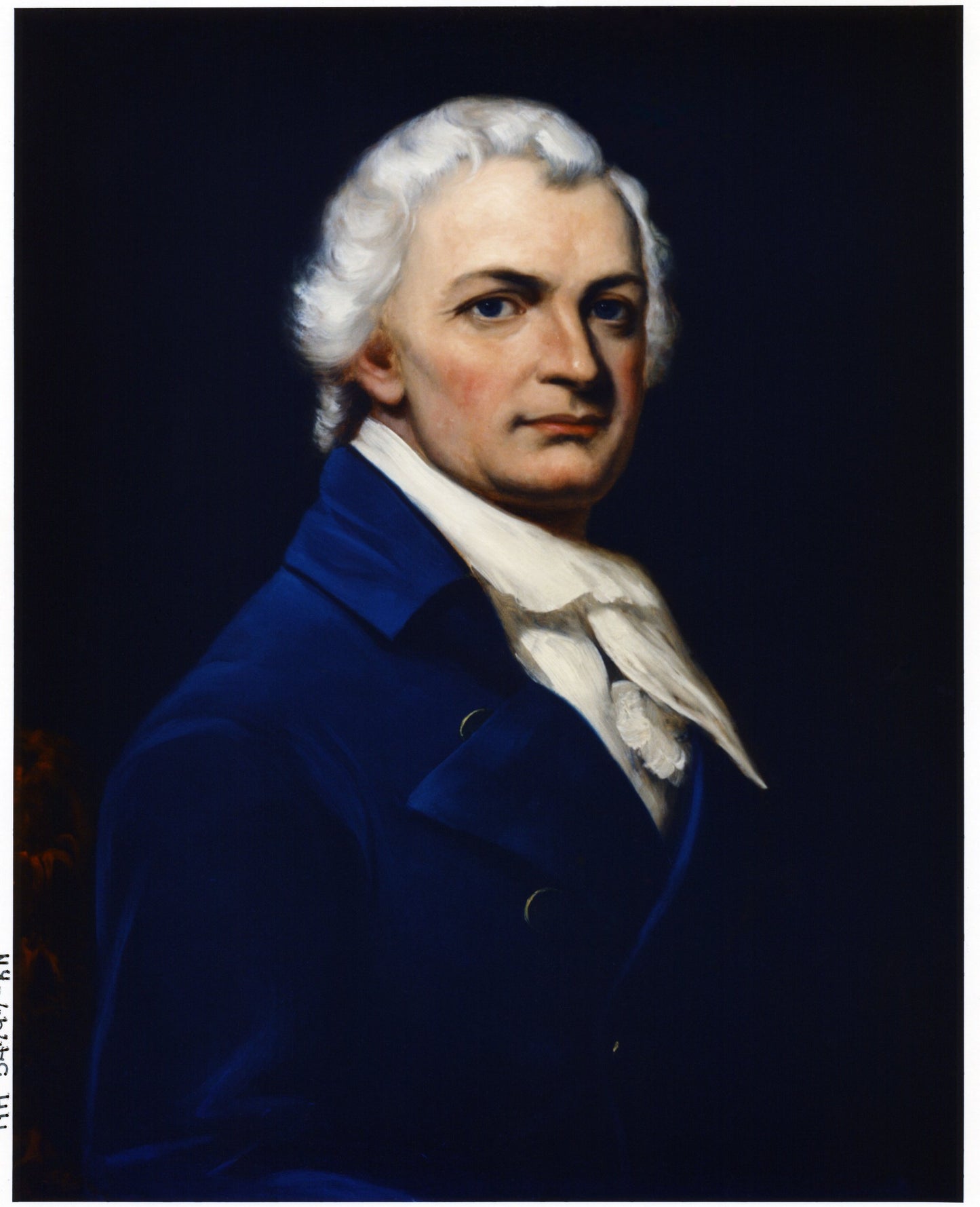 Benjamin Stoddert, Secretary of the Navy 1-May-1798 to 31-Mar-1801, vintage artwork by Eliphalet Frazer Andrews, 12x8" (A4) Poster