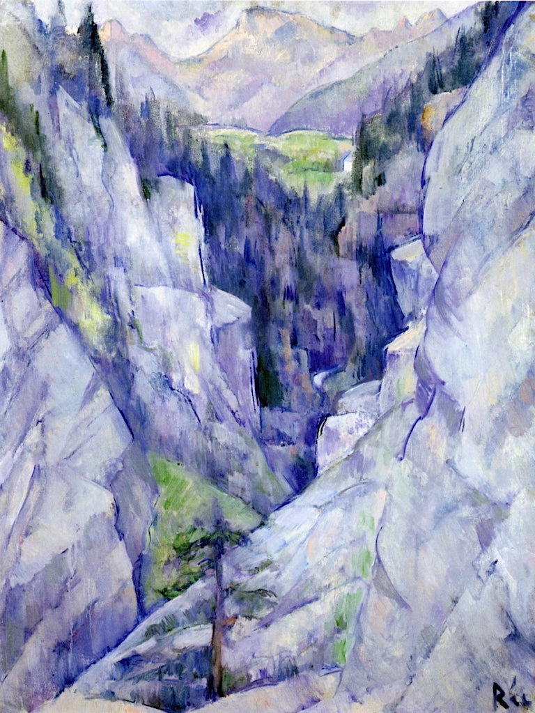 Ravine at Pains by Anita Rée,16x12(A3) Poster