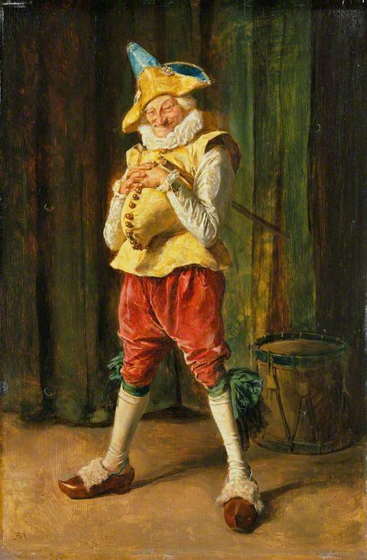 Polichinelle, vintage artwork by Jean-Louis Ernest Meissonier, A3 (16x12") Poster Print