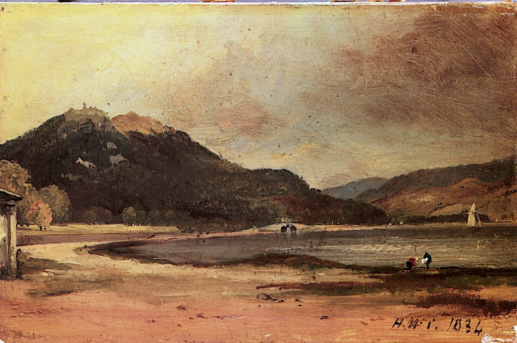 Inveraray, vintage artwork by Horatio McCulloch, A3 (16x12") Poster Print