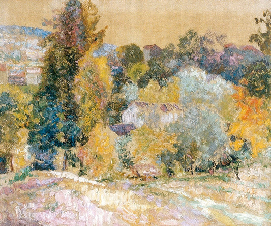 Feerie d'automne, vintage artwork by Victor Charreton, 12x8" (A4) Poster