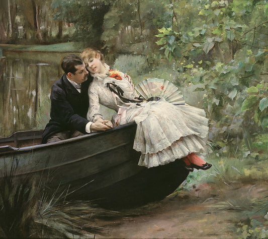 A Romantic Embrace by Julius LeBlanc Stewart,A3(16x12")Poster