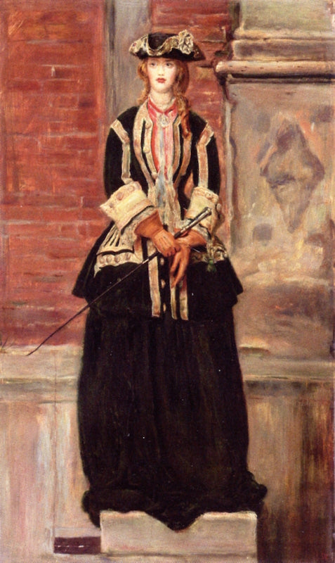 Charlie is my Darling, vintage artwork by Sir John Everett Millais, 12x8" (A4) Poster